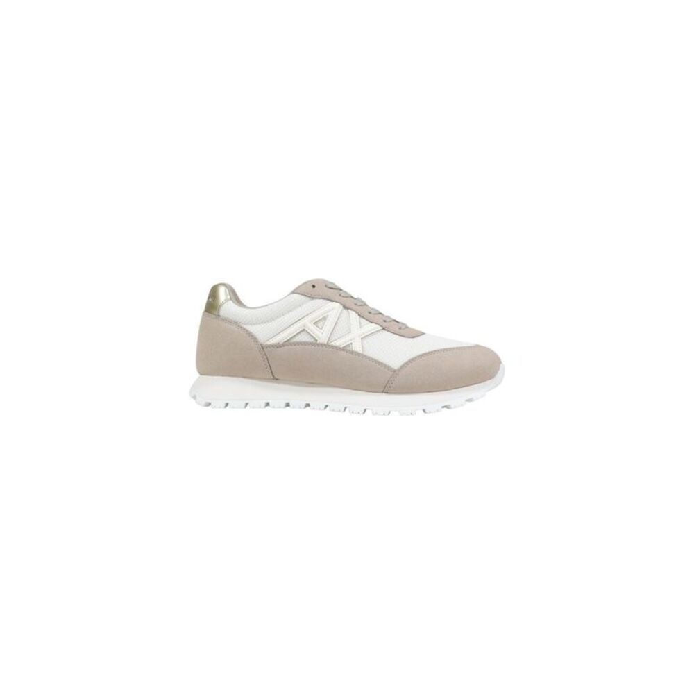 Armani Exchange Beige Polyester Athletic Women's Sneakers